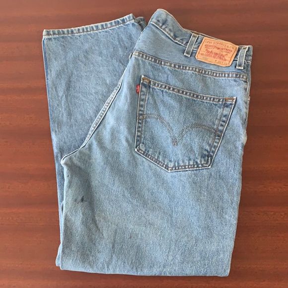 Levi's Denim - Vintage men’s 550 cevis Mom jeans